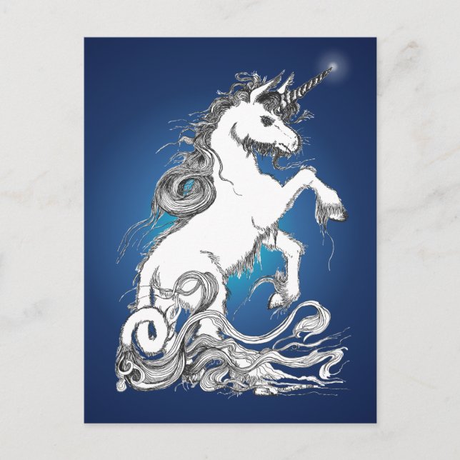 Postal Unicornio en Guardian (Anverso)