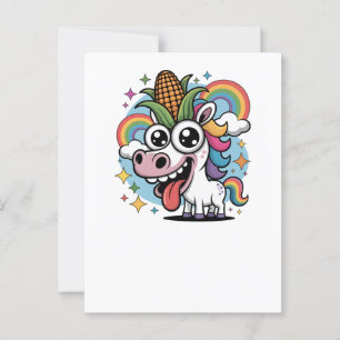 Postal Unicornio Mágico - Criatura Fantásticamente Cursi