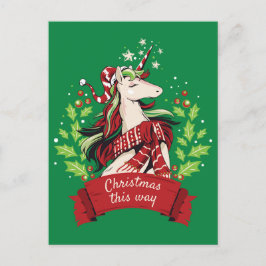 Postal Unicornio, Navidades mágicos