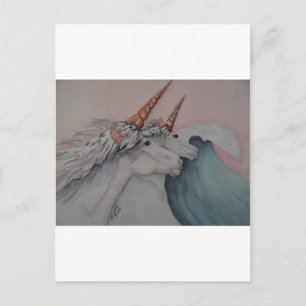 Postal unicornios del mar