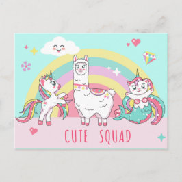 Postal Unicornios mágicos