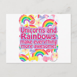 Postal Unicornios y arrecifes