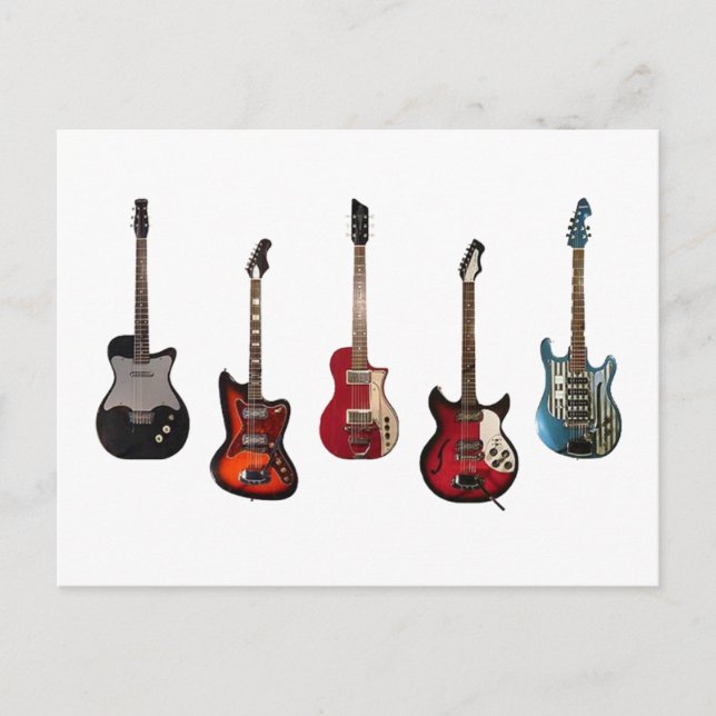 Postal Unidad de guitarra (Anverso)