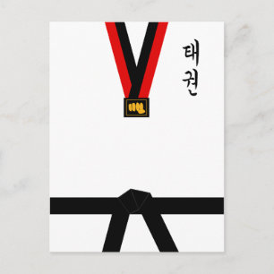 Postal Uniforme del Taekwondo