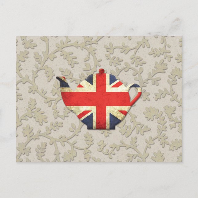 Postal Unión de Modas del País Bandera Tetera (Anverso)