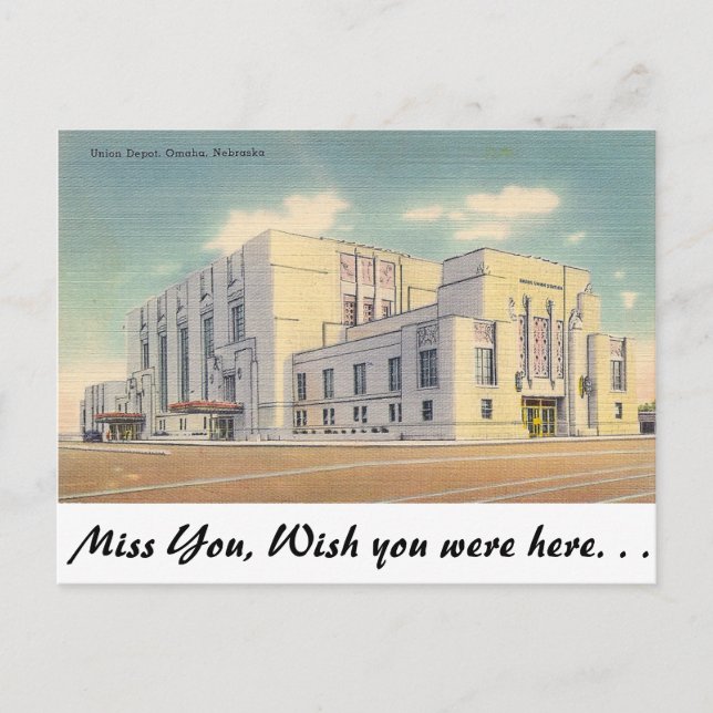 Postal Union Depot, Omaha, Nebraska (Anverso)
