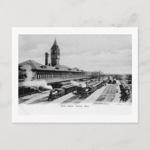 Postal Union Depot Train Station, Denver, Colorado Vintag