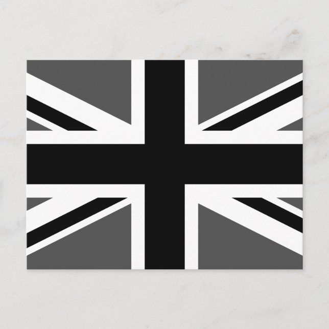 Postal Union Jack negra y gris (Anverso)