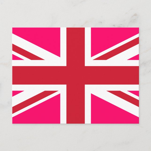 Postal Union Jack rosa y rojo (Anverso)