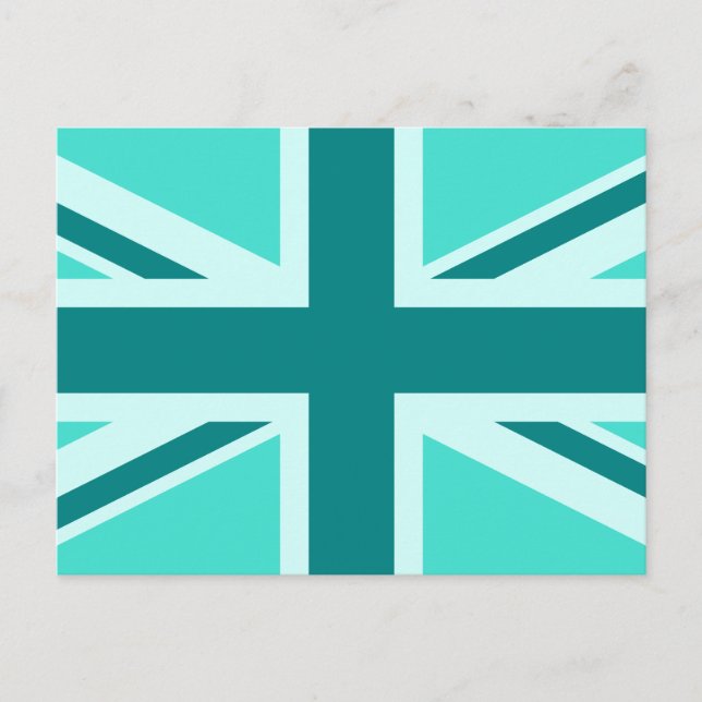 Postal Union Jack turquesa y verde azulado 2 (Anverso)