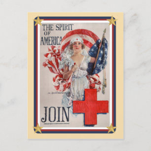 Postal Unión Patriótica de Estados Unidos - Cruz Roja