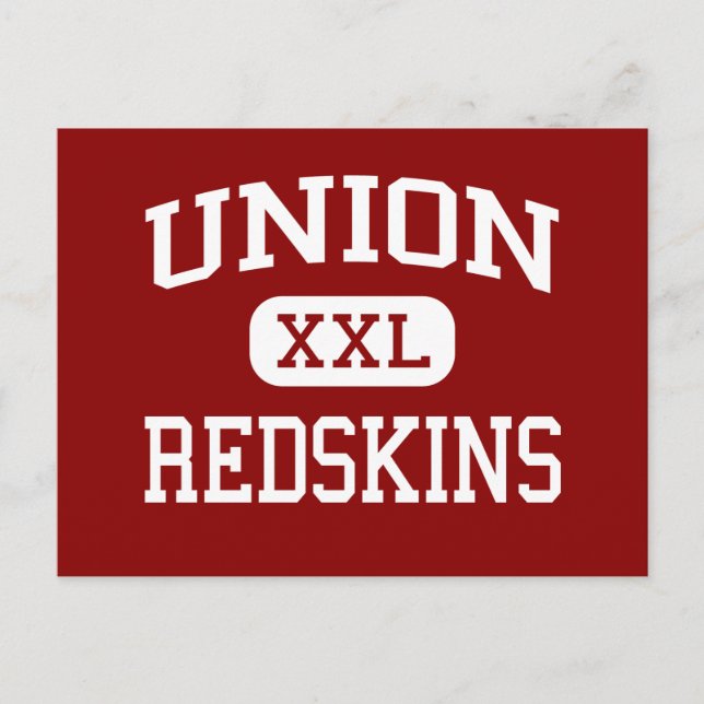 Postal Unión - Redskins - Escuela Media - Tulsa Oklahoma (Anverso)