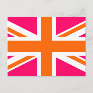 Postal Unión Rosa y Naranja Jack