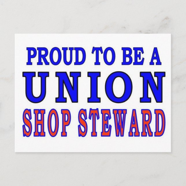 POSTAL UNION SHOP STEWARD (Anverso)