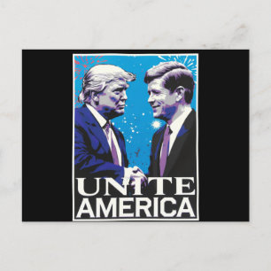 Postal Unir a América Icónico Trump 