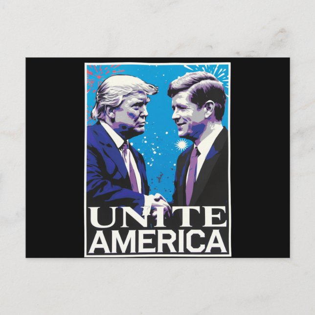Postal Unir a América Icónico Trump  (Anverso)