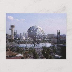 Postal Unisphere, 1964 La cosecha de la Feria Mundial de 