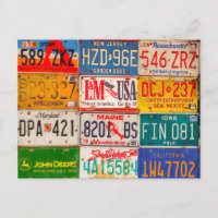 United States License Plates Art America