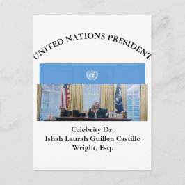 POSTAL #UNITEDNATIONSPRESIDENT DR. #LAURAHCASTILLOS ESQ.