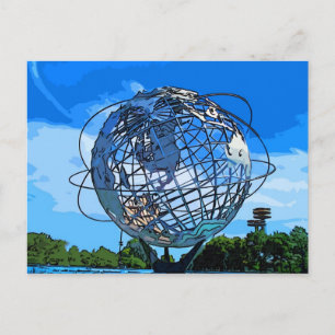 Postal Universalidad de arte pop