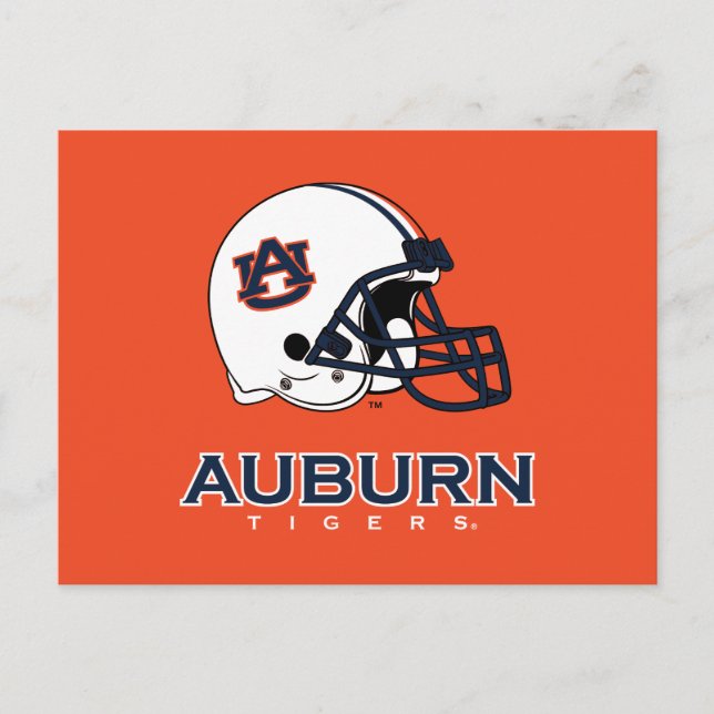 Postal Universidad Auburn | Auburn Football (Anverso)