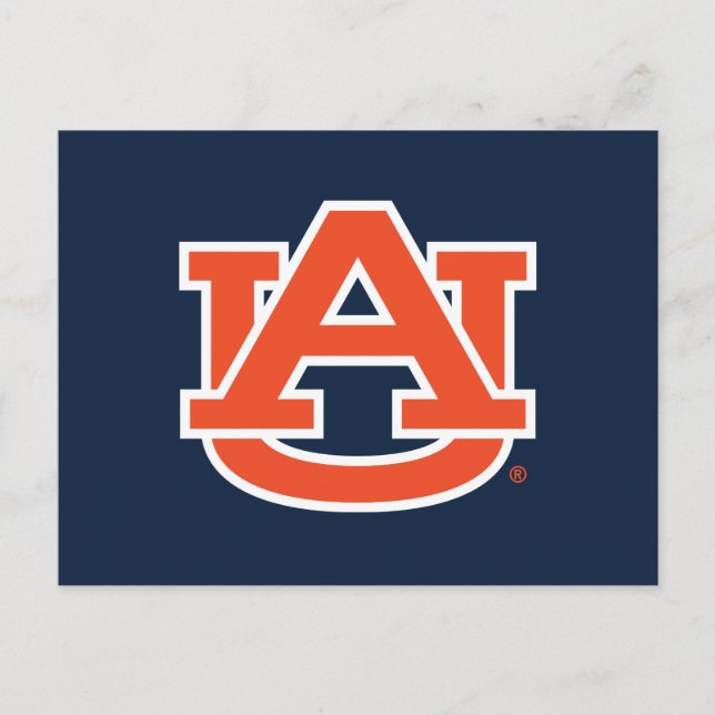 Postal Universidad Auburn | Logo de Auburn UA (Anverso)