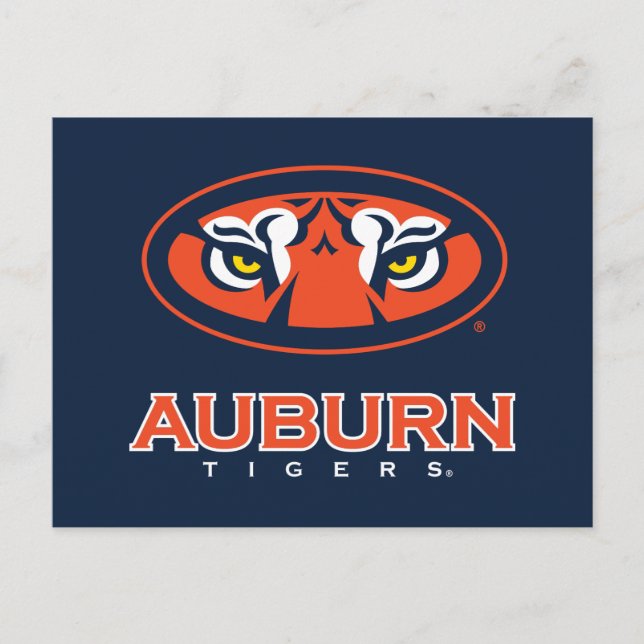 Postal Universidad de Auburn | Tigres de Auburn (Anverso)