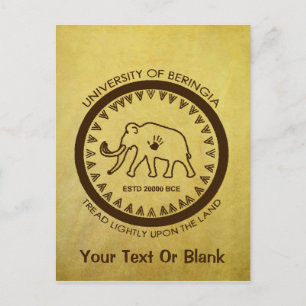 Postal Universidad de Beringia Mammoth