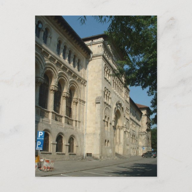 Postal Universidad de Bucarest (Anverso)