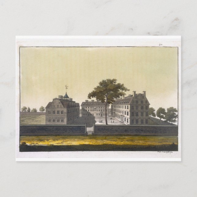 Postal Universidad de Cambridge, Massachusetts, de 'Le C (Anverso)