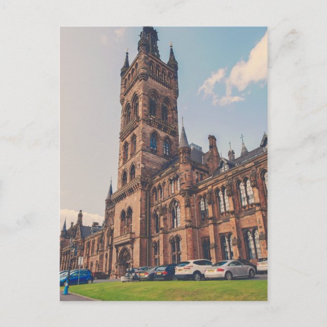 Postal Universidad de Glasgow (Anverso)