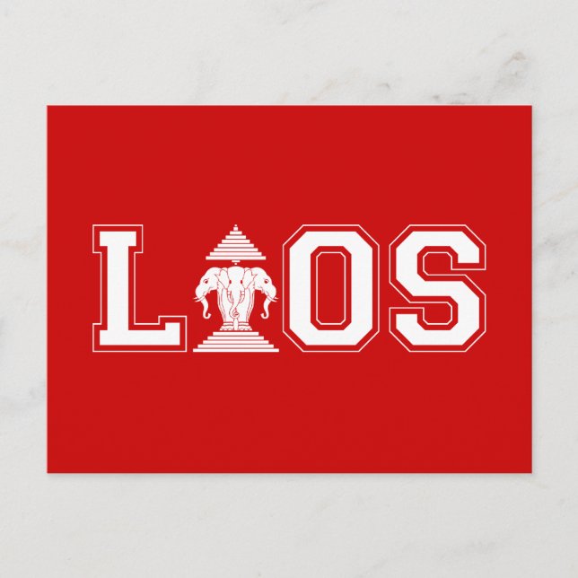 POSTAL UNIVERSIDAD DE LAOS (Anverso)