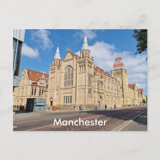 Postal Universidad de Manchester (Anverso)