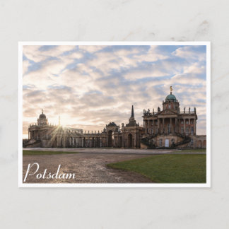 Postal Universidad de Potsdam al atardecer en Alemania