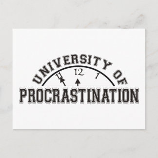 Postal Universidad de Procrastinación