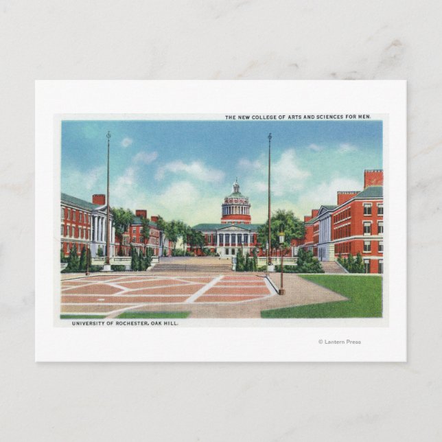 Postal Universidad de Rochester (Anverso)