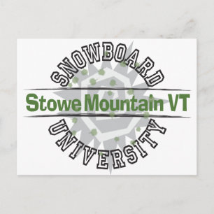 Postal Universidad de Snowboard - Stowe Mountain VT