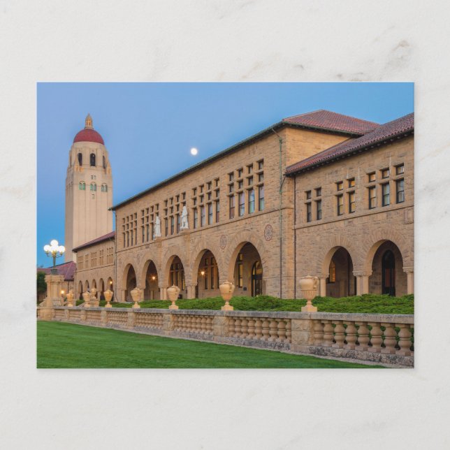 Postal Universidad de Stanford en Twilight (Anverso)