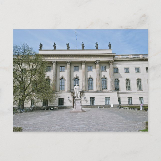 Postal Universidad Humboldt en Berlín (Anverso)