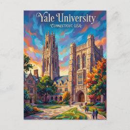Postal Universidad Yale Connecticut