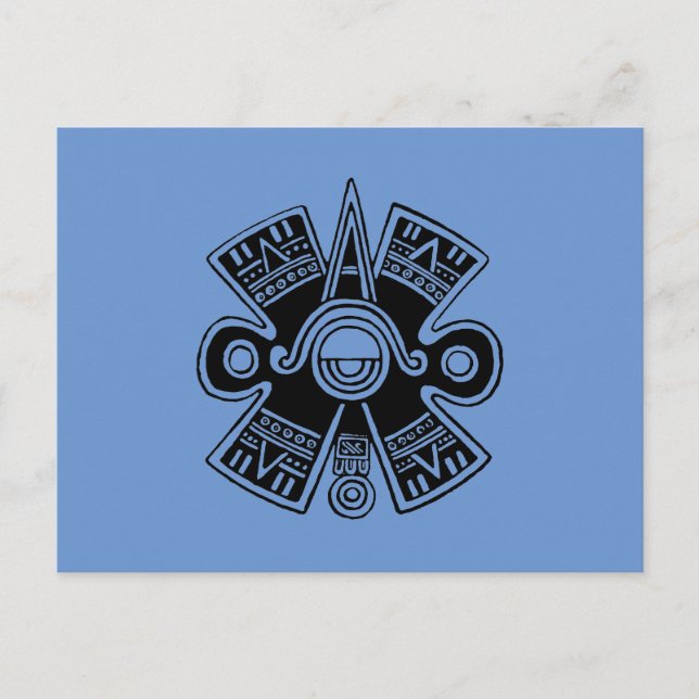 Postal Universo azteca (Anverso)