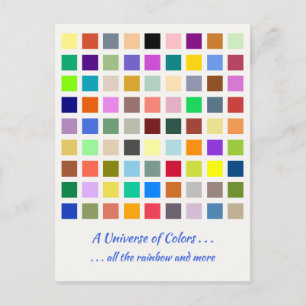Postal Universo de colores, el arco iris y más - 81 sombr