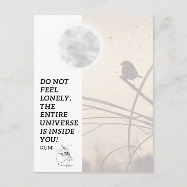 Postal Universo dentro de ti (Anverso)