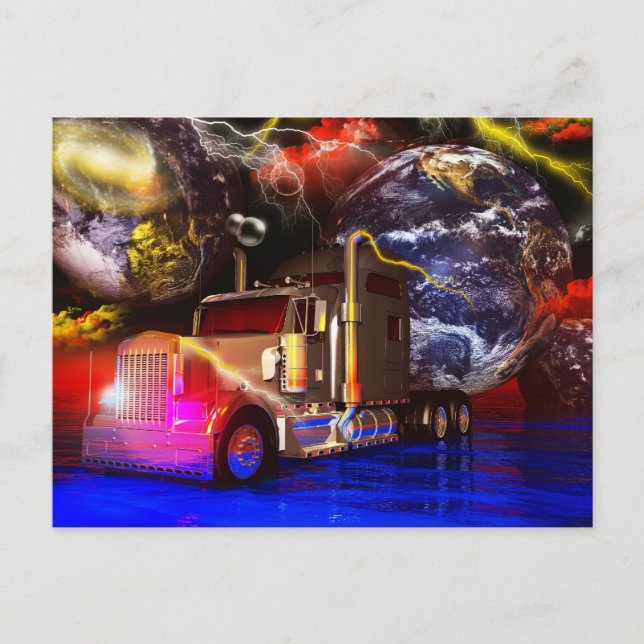 Postal Universo en expansión (Anverso)