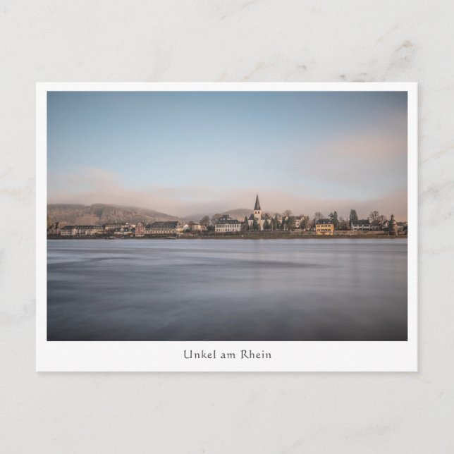 Postal Unkel am Rhein (Anverso)