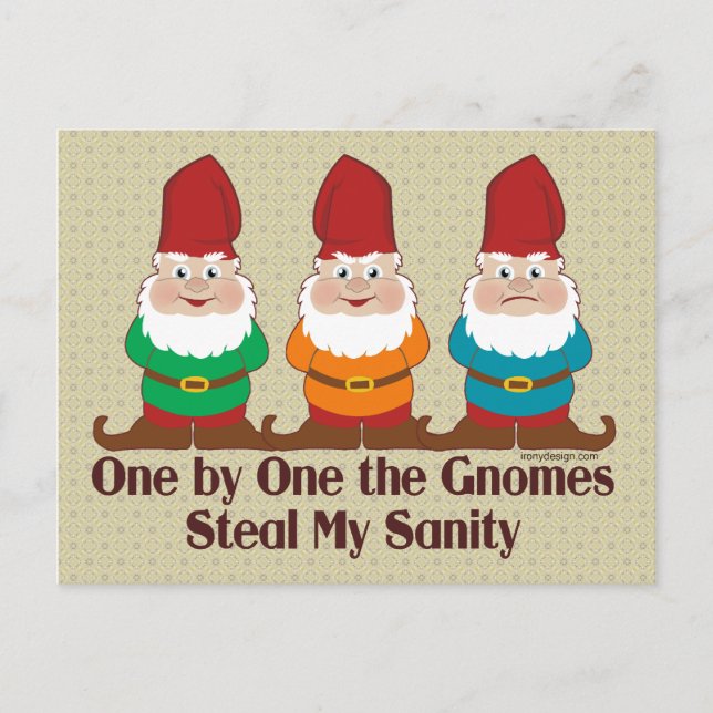 Postal Uno Por Uno Los Gnomes (Anverso)