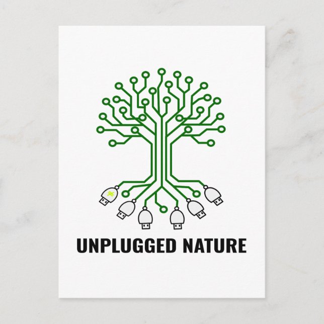 Postal Unplugged Nature Circuit Tree USB (Anverso)