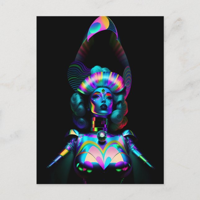 Postal Unseen Beauty Queen (Anverso)