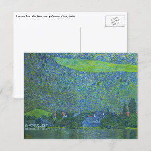 Postal Unterach en el Attersee por Klimt, Arte Nouveau an