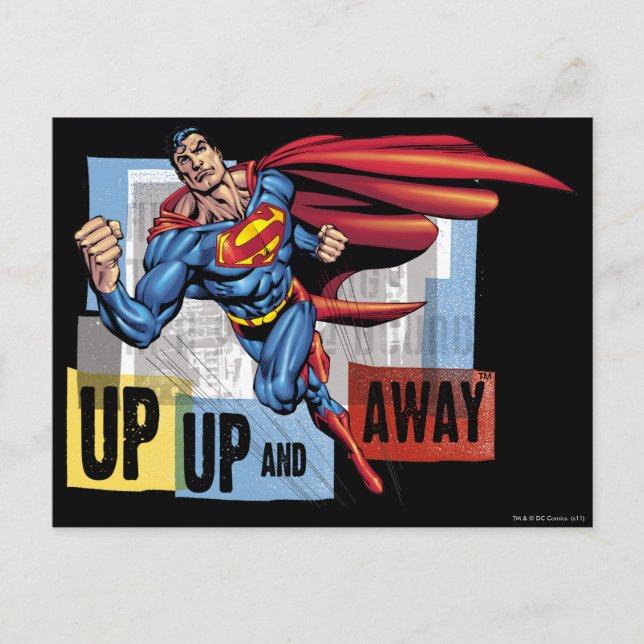 Postal Up, up and away (Anverso)